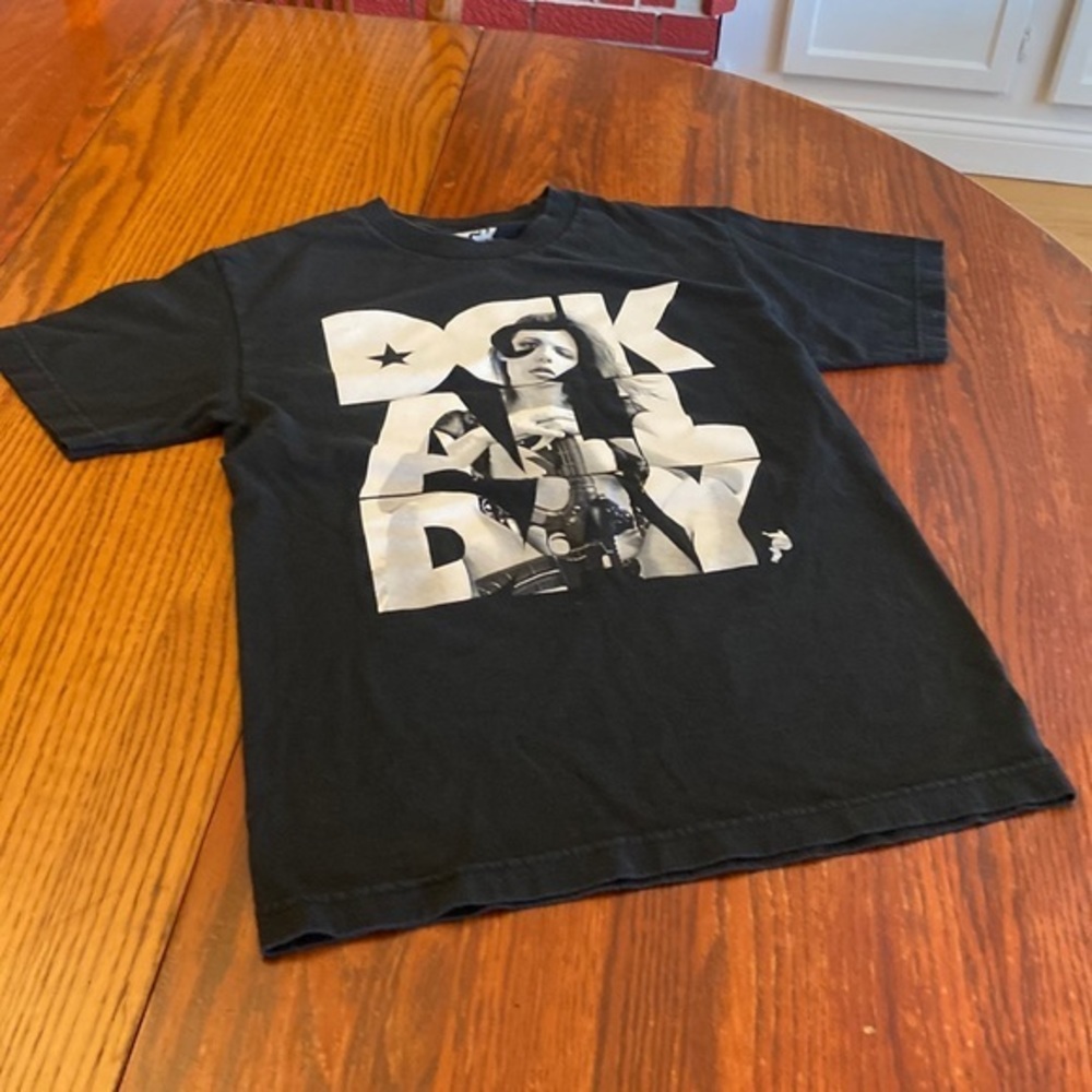 DGK Skate Vintage Black Logo T Shirt S